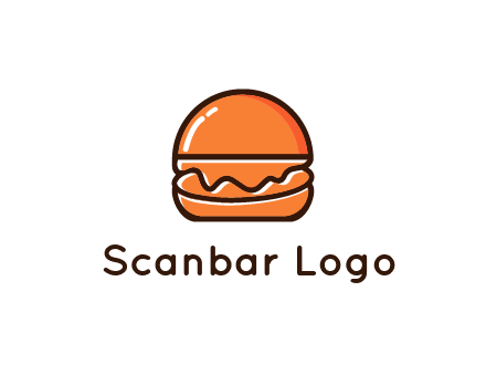 burger icon for fast food logo