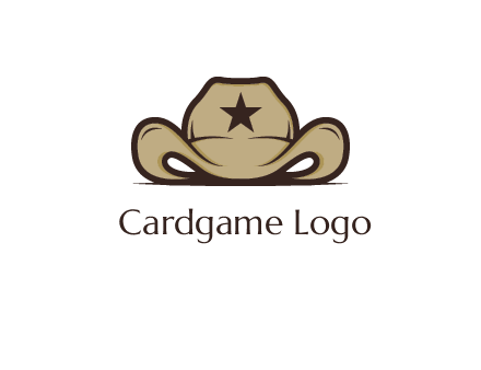 wild west logo showing a sheriff hat