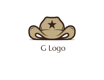 wild west logo showing a sheriff hat