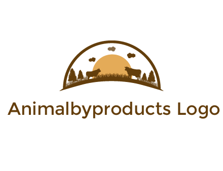 organic farm logo design