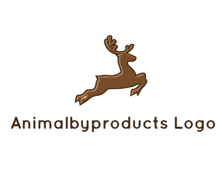 jumping reindeer icon