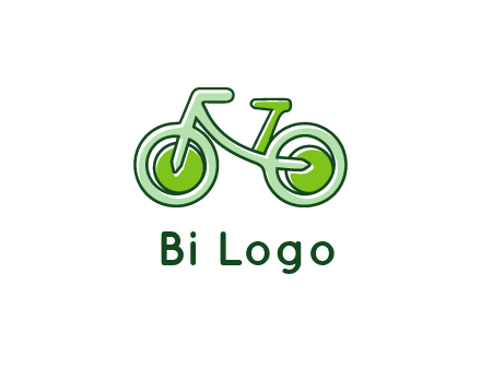 green bicycle icon