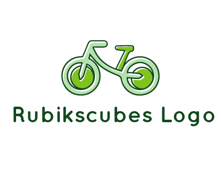 green bicycle icon