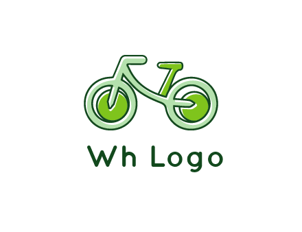 green bicycle icon