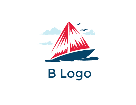 sailing boat illustration