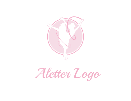 dancing ballerina logo