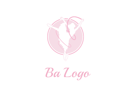 dancing ballerina logo