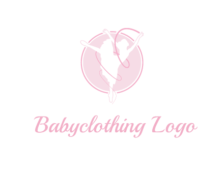 dancing ballerina logo