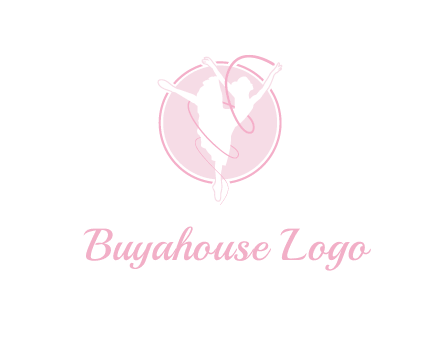 dancing ballerina logo