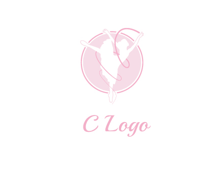 dancing ballerina logo