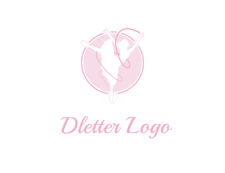 dancing ballerina logo