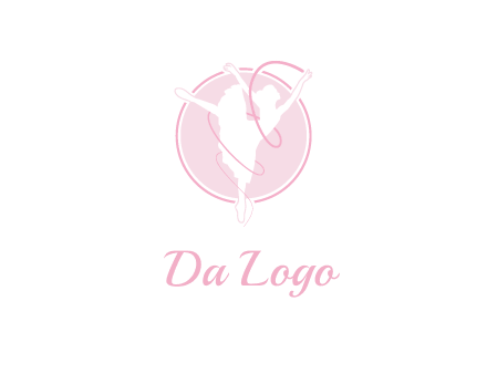 dancing ballerina logo