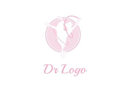 dancing ballerina logo