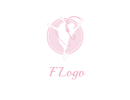 dancing ballerina logo