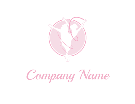 dancing ballerina logo