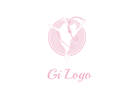 dancing ballerina logo