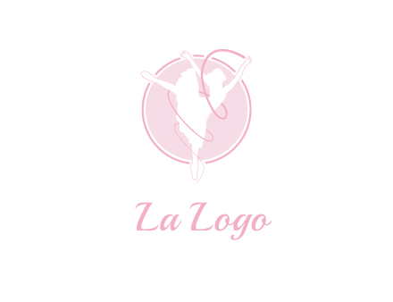 dancing ballerina logo