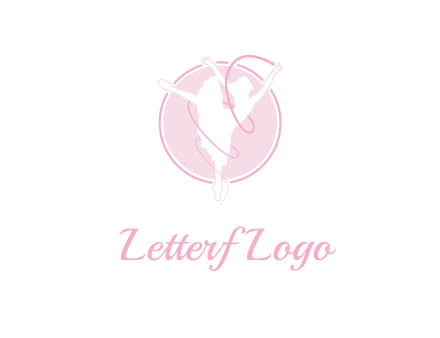 dancing ballerina logo