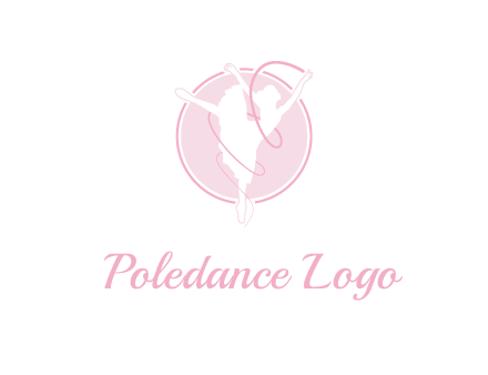 dancing ballerina logo