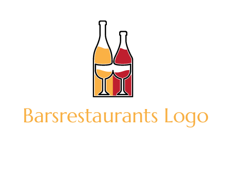 bottles beverage logo