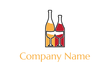 bottles beverage logo