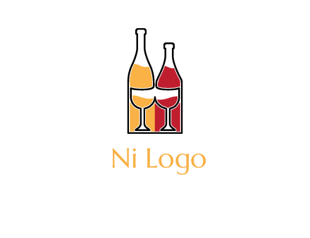 bottles beverage logo