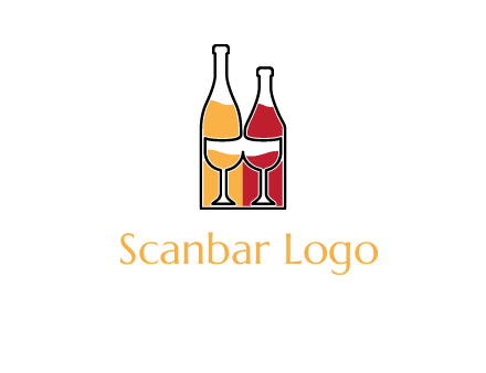 bottles beverage logo