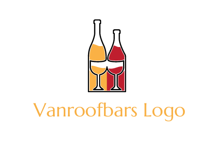 bottles beverage logo