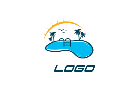 Free Pool Logo Designs - DIY Pool Logo Maker - Designmantic.com