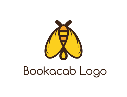 honeybee icon with large wings