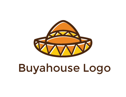 abstract polygonal Mexican hat