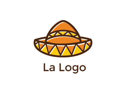 abstract polygonal Mexican hat