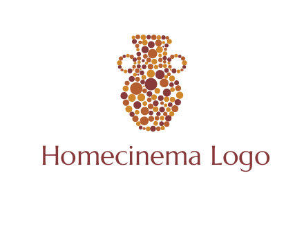 Dotted vase logo