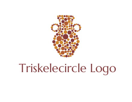 Dotted vase logo