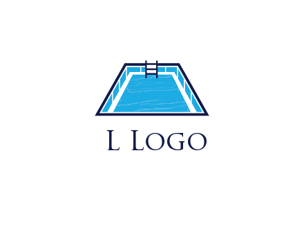 swimming pool with ladder