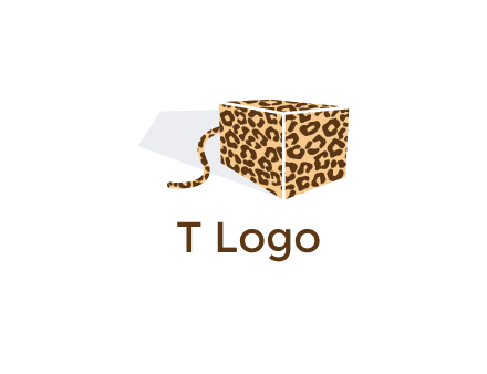 box with tail and cheetah print