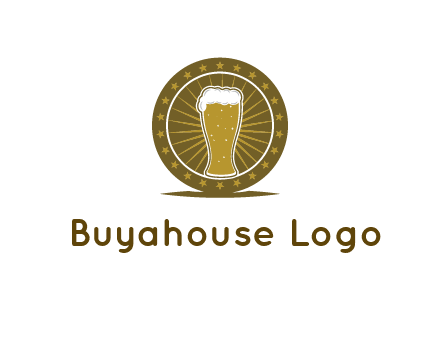 local town pub logo design