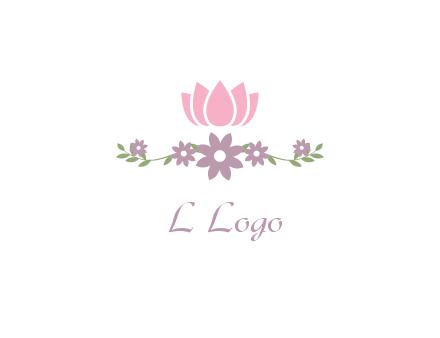 lotus flower with leaves