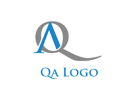 letter A joined with letter Q
