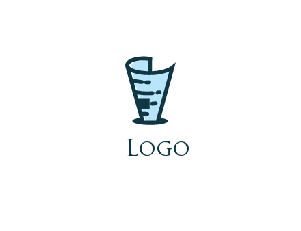 writing logo