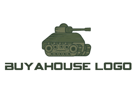 green military tank