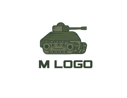 green military tank