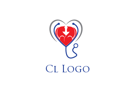 heart and stethoscope dating logo