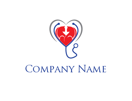 heart and stethoscope dating logo