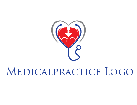 heart and stethoscope dating logo