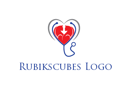 heart and stethoscope dating logo