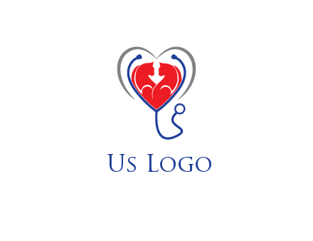 heart and stethoscope dating logo