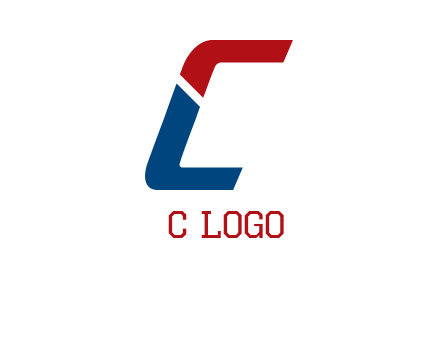 two tone letter C