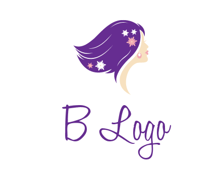 stars ornament on hair woman head fashion logo icon