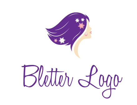 stars ornament on hair woman head fashion logo icon